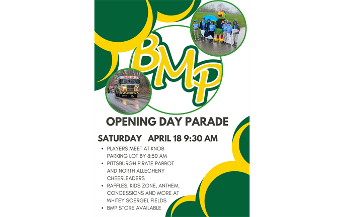 Opening Day Parade April 18